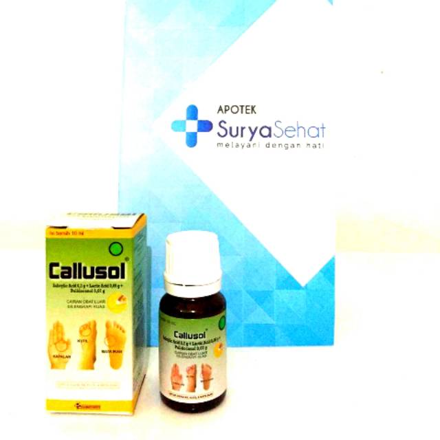 Callusol 10ml - Obat kutil - mata ikan- kapalan