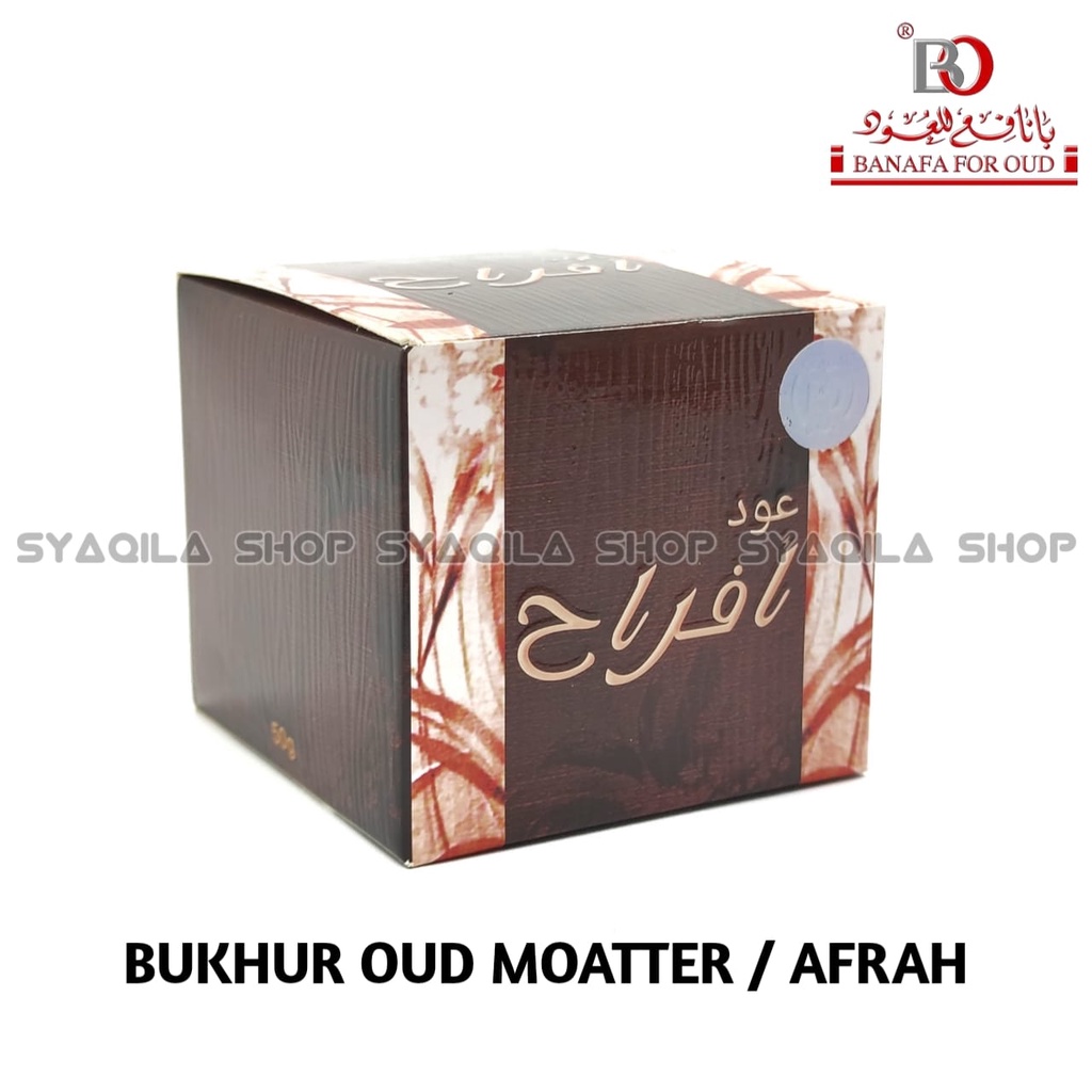 Bukhur Afrah Oud Moatter Buhur Dupa Arab Bakhoor Gahru Banafa BO Asli Bakhour Pengharum Ruangan Incense