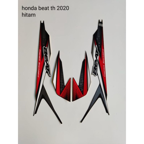 STRIPING MOTOR BEAT TAHUN 2020 WARNA HITAM
