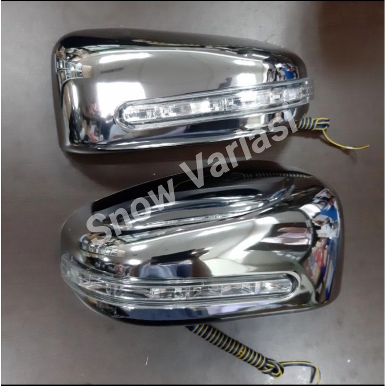 Cover Spion Toyota Etios Lampu LED  Chrome