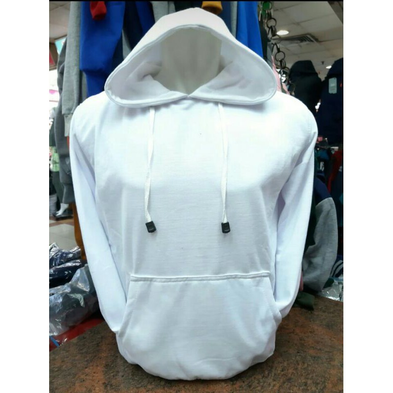 hoodie putih polos / switter hoodie /hoodie dewasa /hoodie jumper polos