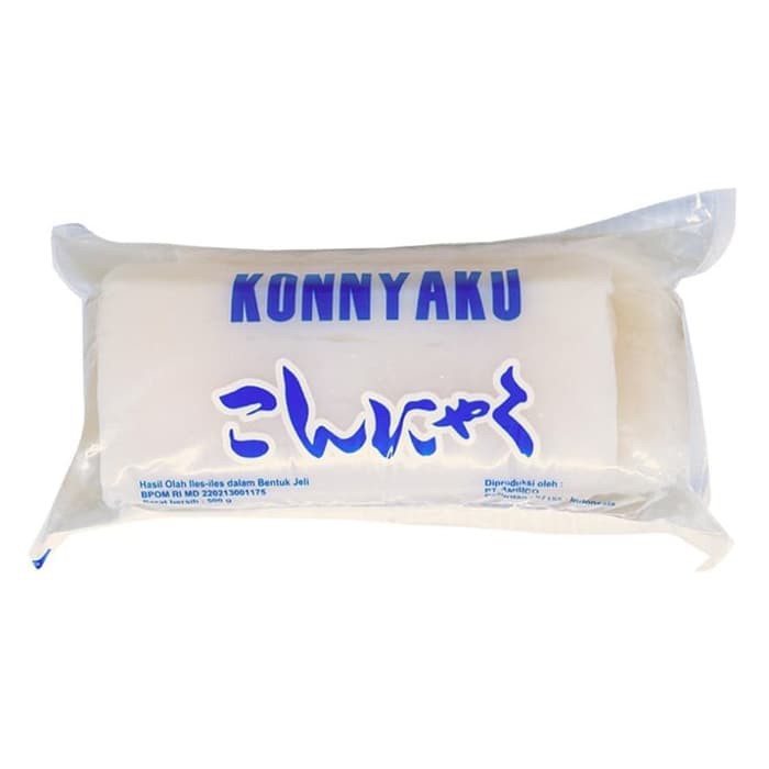 

Shirataki Konnyaku Blok Biru Ita Konnyaku Blue 500 gram