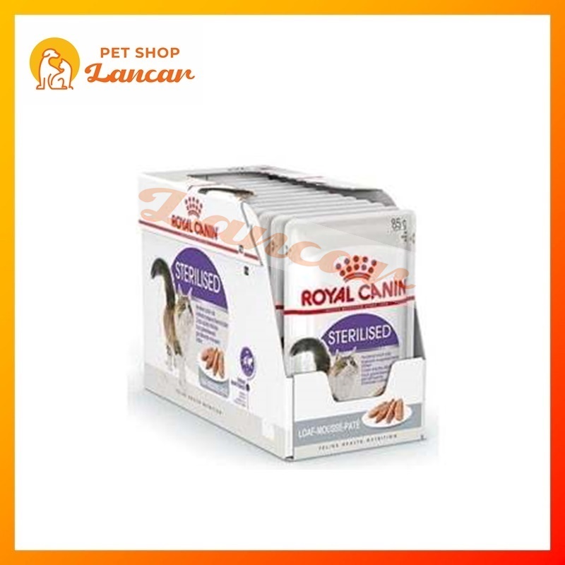 Royal Canin Sterilised In Loaf Makanan Kucing Dewasa Wet 85gr