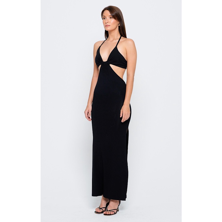 Earth Circus - Freya Maxi Viscose Dress - Black