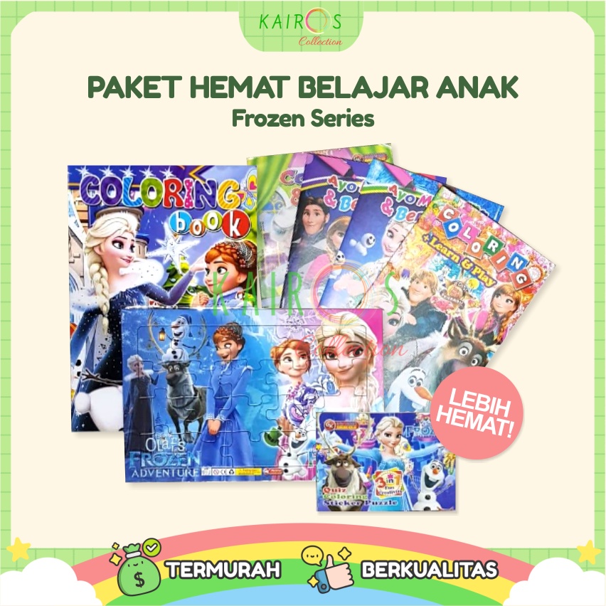 Paket Hemat Aktivitas Edukasi Anak Frozen Lovers