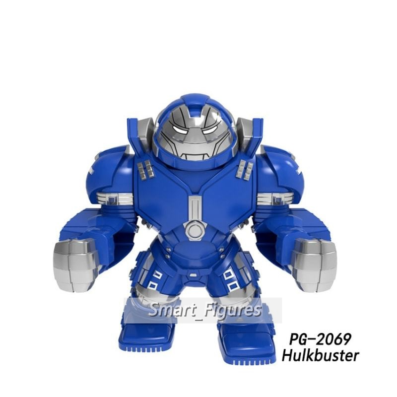 Hulkbuster Mainan Action Figure Minifigures Thanos Groot Toxin Riot Venom Wolverine Marvel PG8242