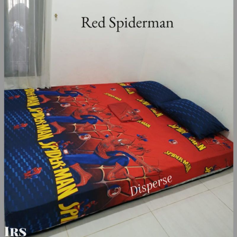 Sprei karakter RED SPIDERMAN 120/160/180/200
