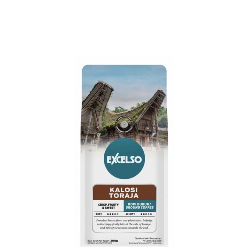

Excelso Kalosi Toraja Bubuk Kopi 200 gr