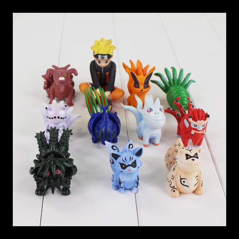 Terbaru Action Figure Naruto Bijuu Set Isi 11 Action Figure Murah Meriah Al7