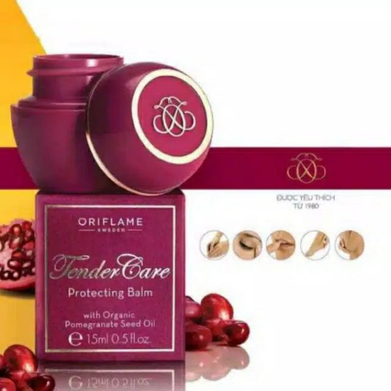 TENDER CARE PROTECTING BALM WITH ORGANIC POMEGRANATE SEED OIL ORIFLAME