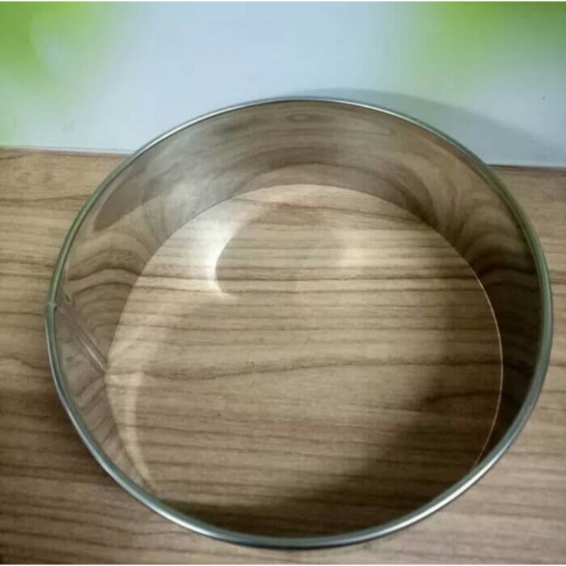 ring cutter kue bolu bulat stainless tebal diameter 10 cm