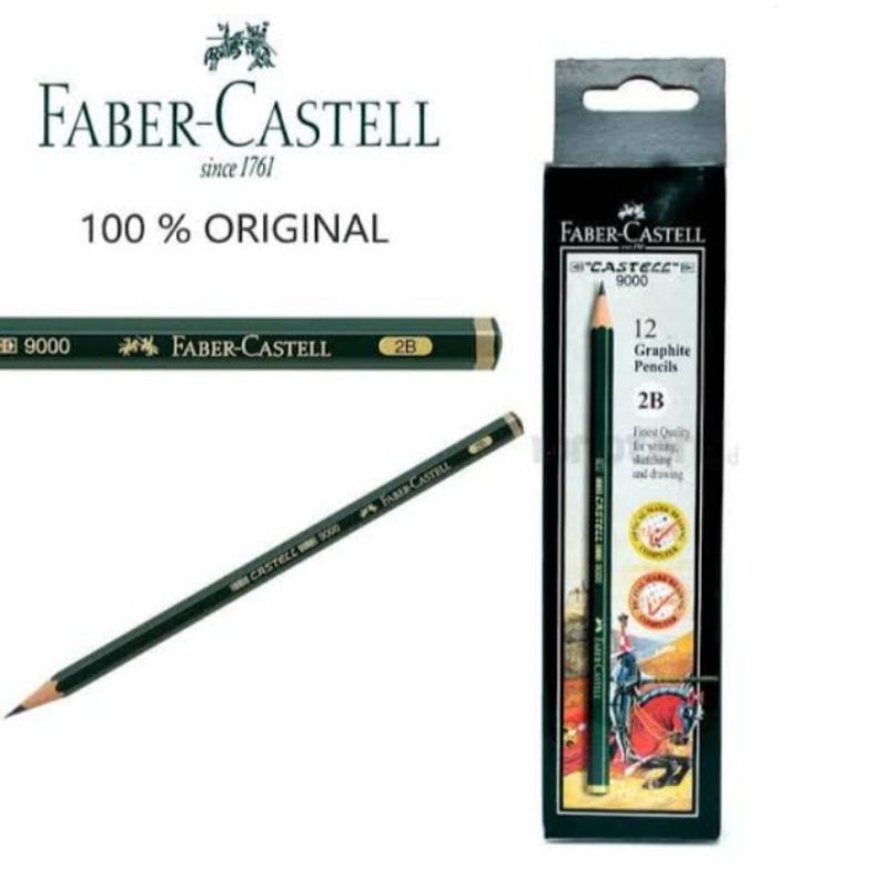 

[ ORI ] PENSIL 2B FABER CASTELL