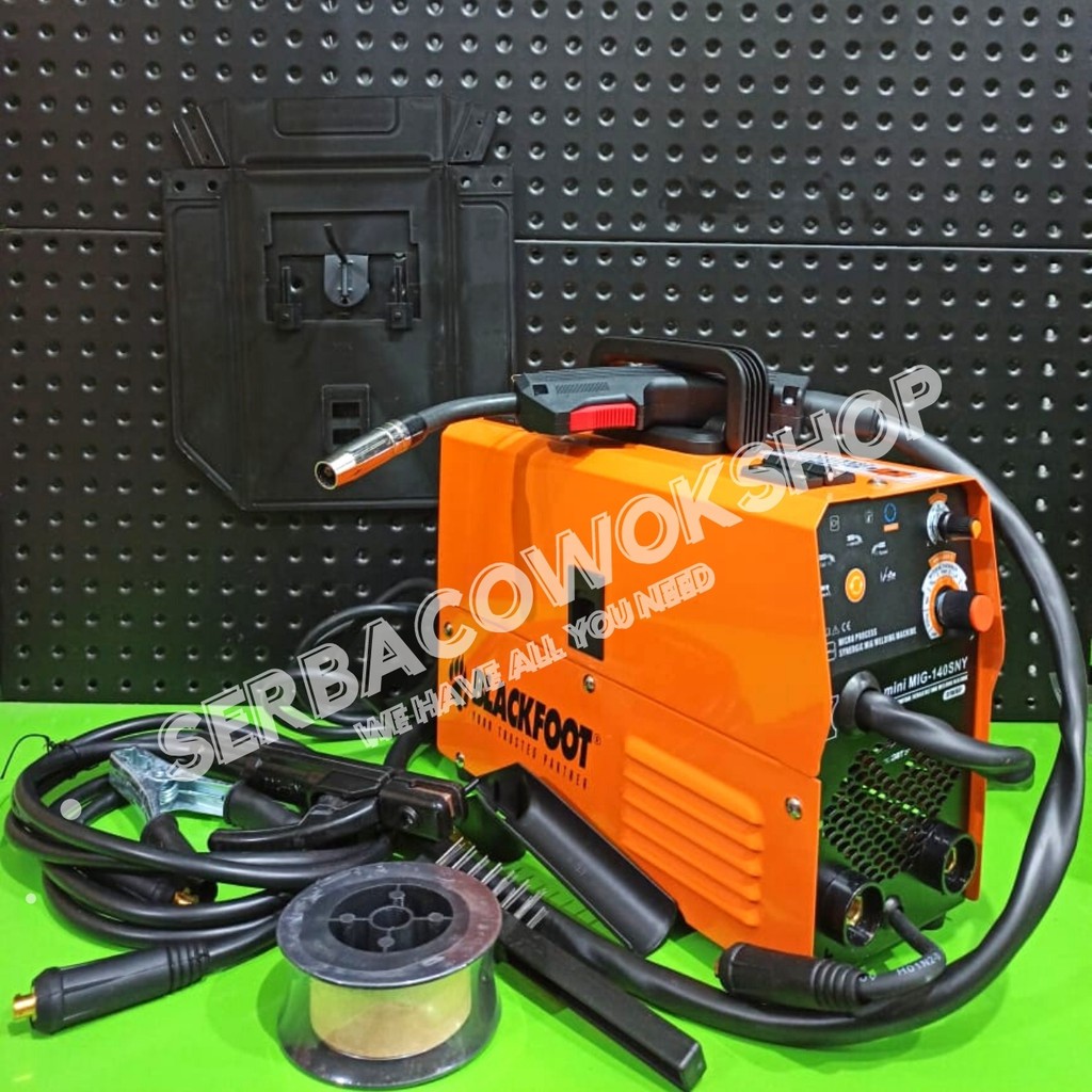 Blackfoot Travo Las Mini Inverter Mig 140 SNY Mesin Las CO2 Bonus Sarung Tangan Las Termurah