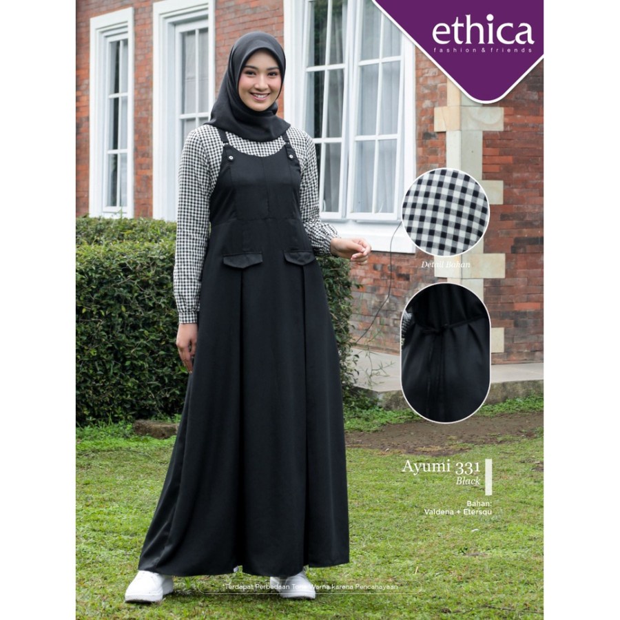 Pakaian Muslim Wanita Dewasa Dress Gamis Dress Kondangan Wedding Dress Ayumi 331 Busui Friendly BY E