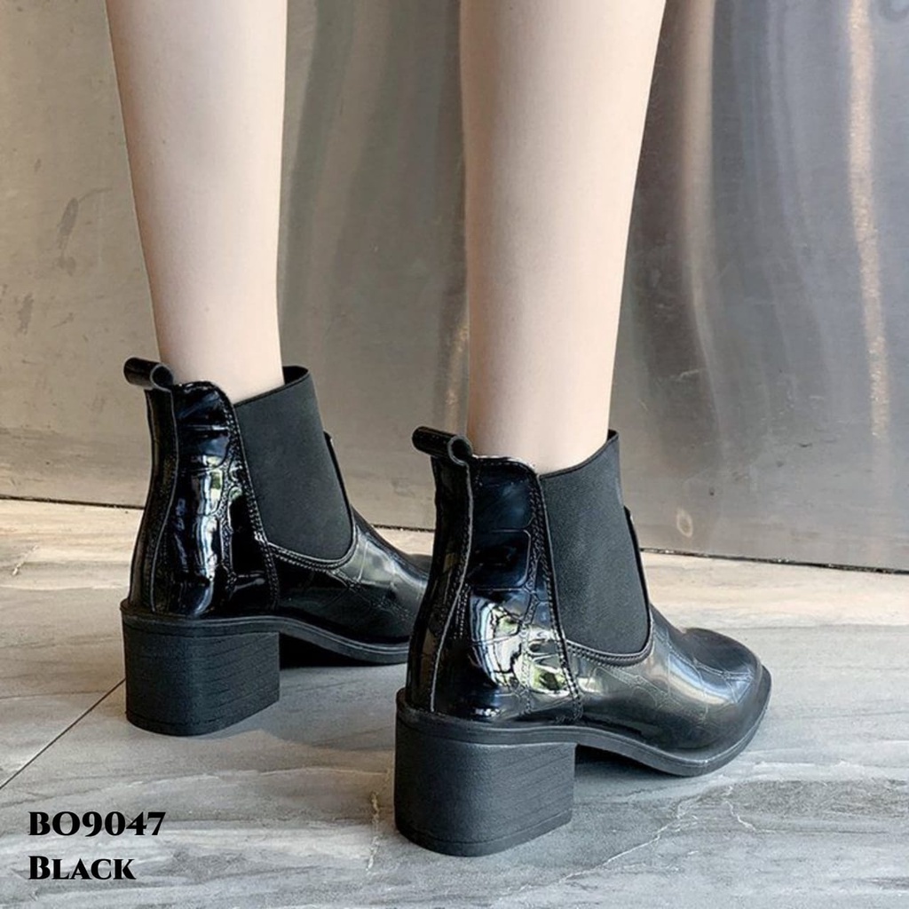 RESTOCK WYN SEPATU BOOTS FLAT KOREA BO9047