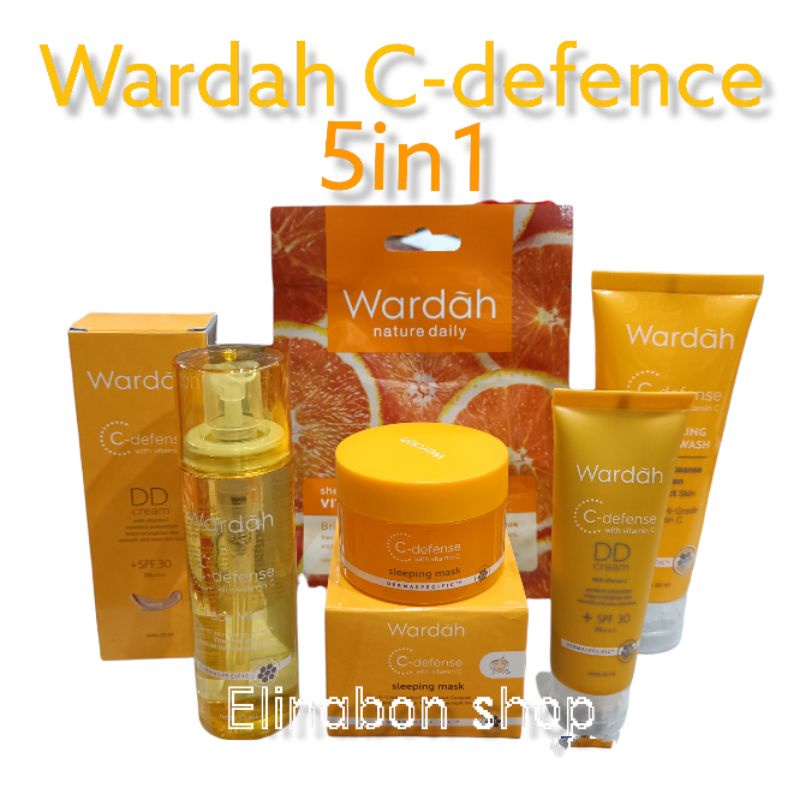 Wardah C-defence paket 5in1