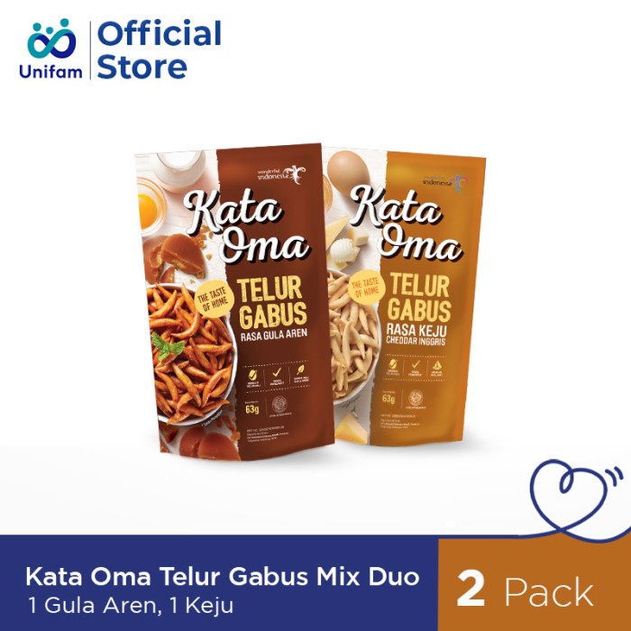 

INSTANT-CAMILAN- KATA OMA TELUR GABUS MIX DUO KEJU DAN GULA AREN -CAMILAN-INSTANT.