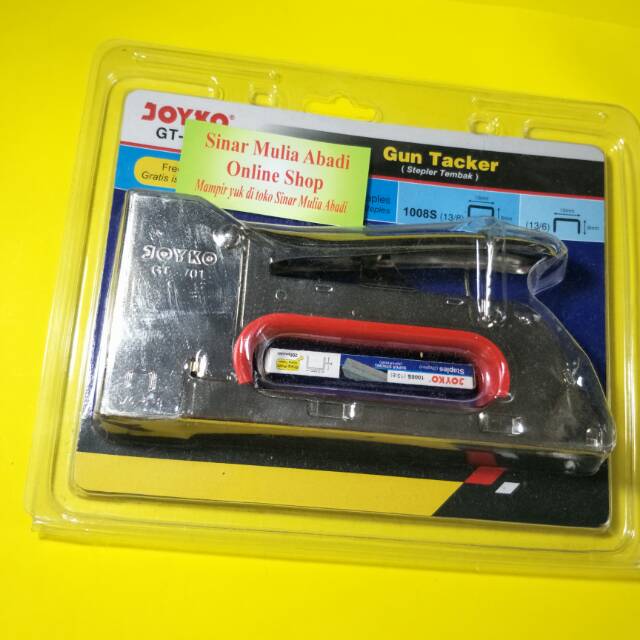 

Gun Tacker Metal Body / Stapler Tembak GT-701 Joyko