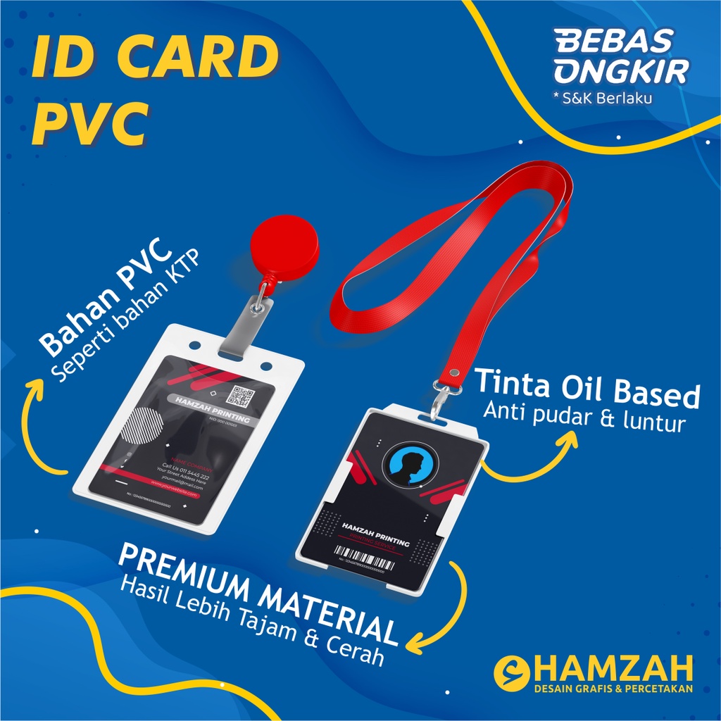 

[PREMIUM] Cetak ID Card PVC TEBAL Kartu Member / Kartu Anggota kartu Pelajar