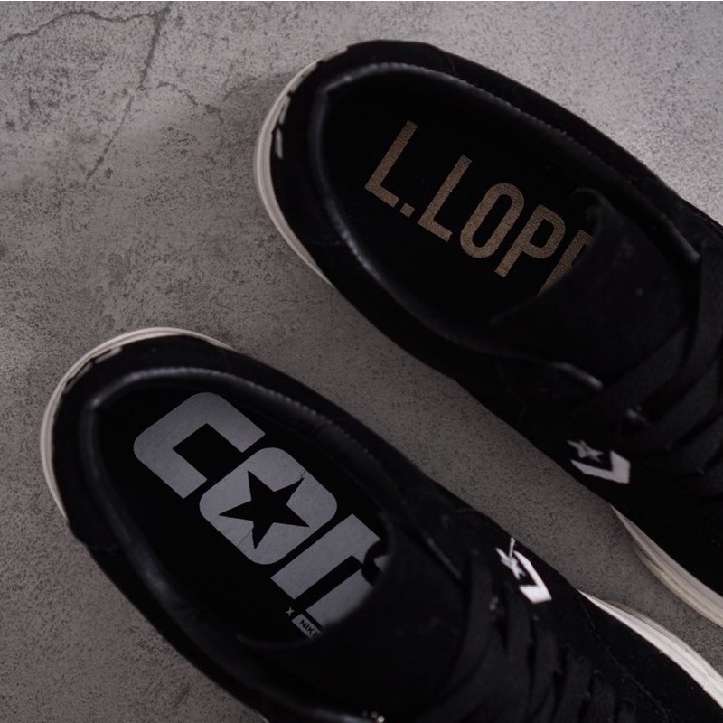 ORIGINAL SEPATU CONVERSE L.LOPEZ BLACK WHITE PREMIUM BNIB 100% SEPATU PRIA HITAM SEPATU KASUAL KEREN