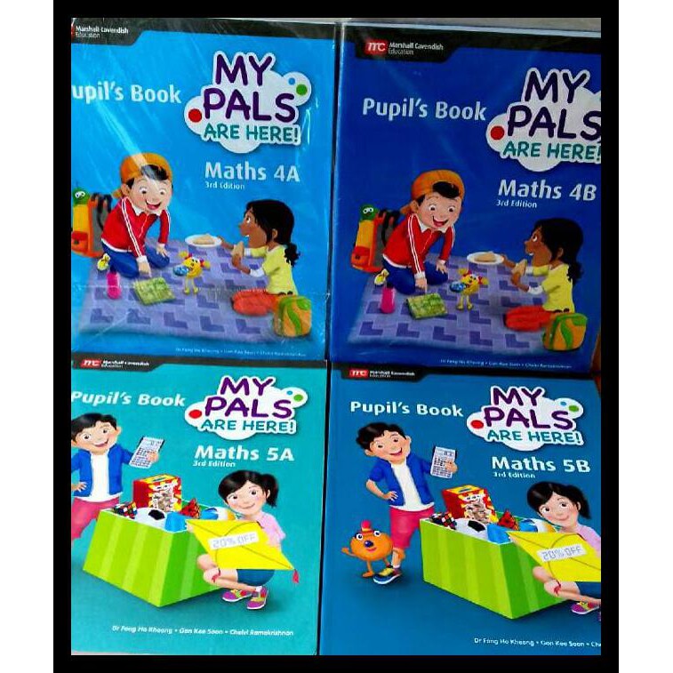 

My Pals Are Here Maths Textbook 4A - 5A Buku Import Murah