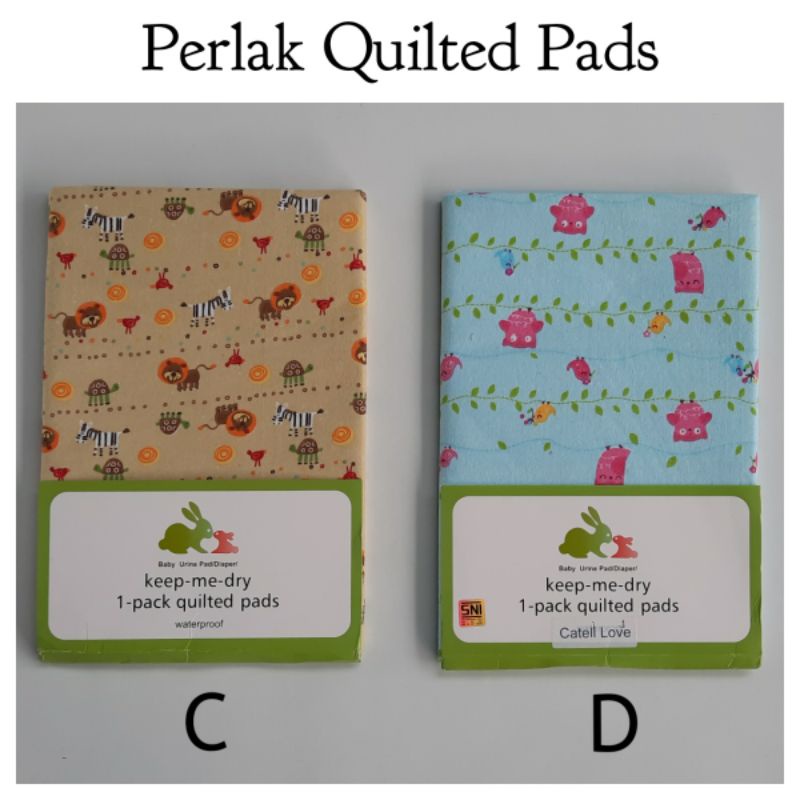 Perlak Bayi Alas Ompol Waterproof Baby Pads Kain Flanel Wonderpads