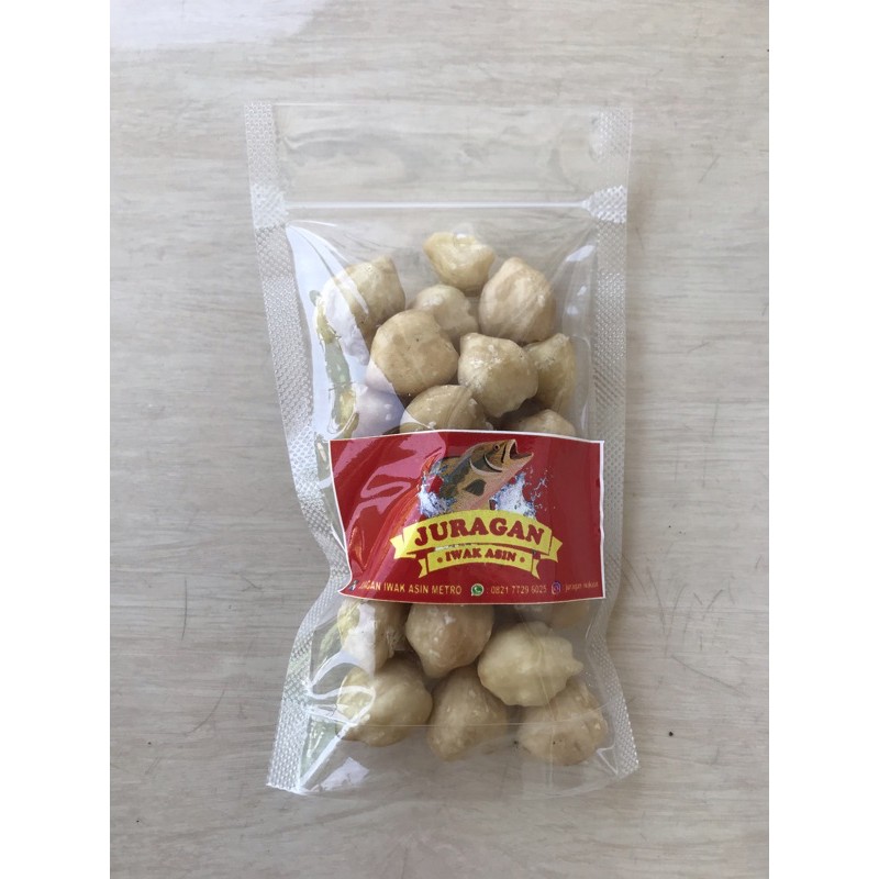 

kemiri kemasan 100 gram juragan iwak asin