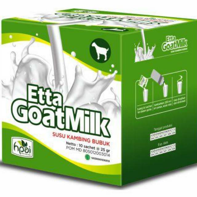 

Etta Goat Milk(Susu Kambing Instan Organik)