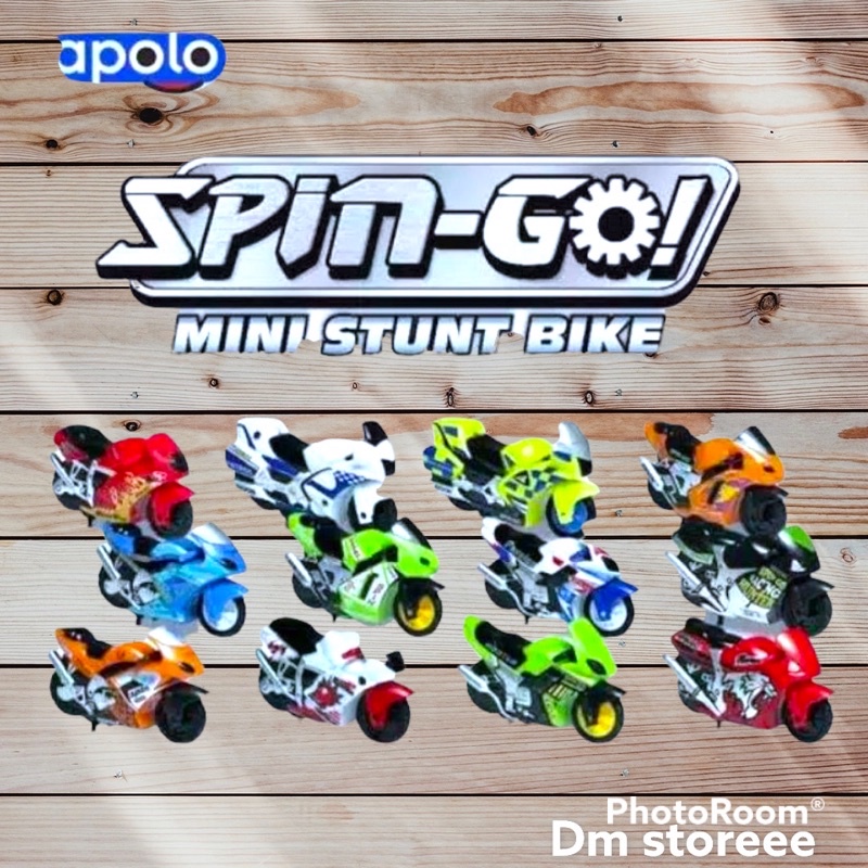 mainan moto gp spin go pullback besar / auto bike / motor gp miniatur / motor rossi / mainan anak murah