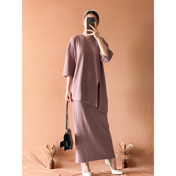 Fella Oversize Set ( PREMIUM Set Bertekstur model Oversize)