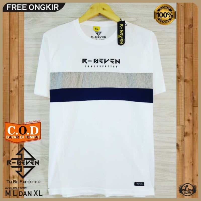 KAOS RSeven Original R-Seven RSVN R7 R-7 Pakaian Baju Distro Pria ORI Asli Bandung Branded Keren