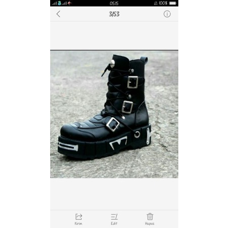 sepatu booth pria newrock