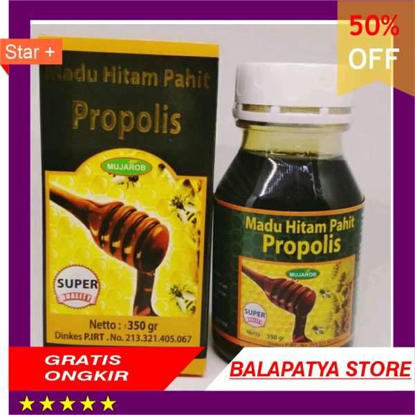 

PROMO !!! Madu Hitam Pahit Propolis Mujarob