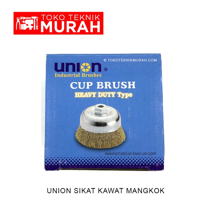 Union CCP31 sikat Kawat Mangkok 3” Cup Brush CCP-31