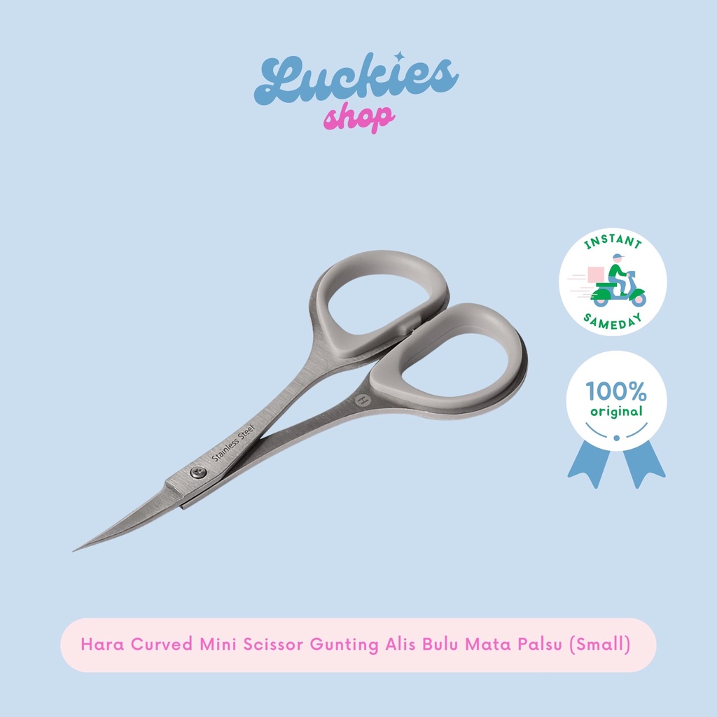 ORI Hara Curved Mini Scissor Gunting Alis Bulu Mata Palsu (Small) Makeup Make Up