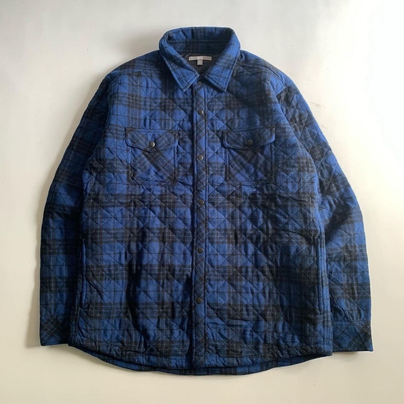 UNIQLO Quilted Fleece Flannel Jacket