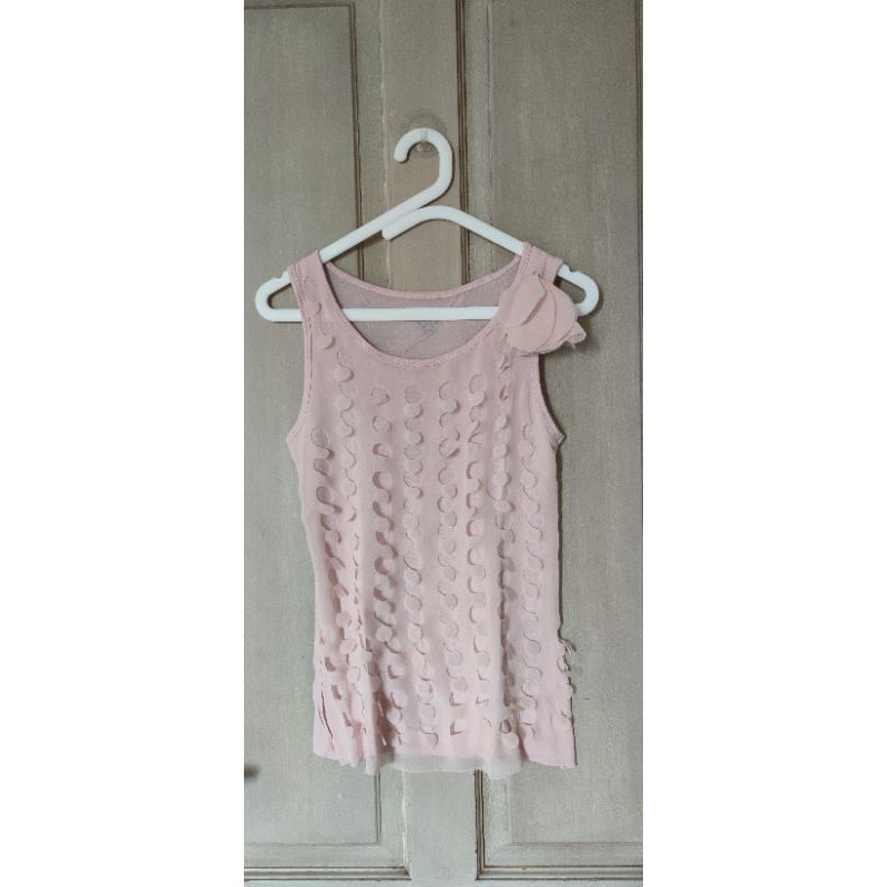 Mango Tank Top Pink Preloved