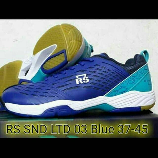 Sepatu Badminton RS SND LTD 03 Blue Original