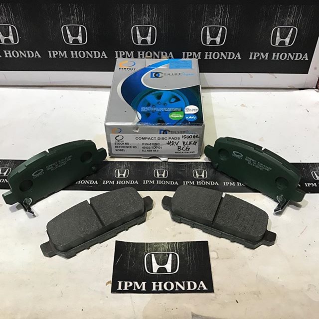 Compact Thailand 43022 T7J Brake Pad Kampas Rem Belakang Honda HRV 2015 2016 2017 2018 2019 2020 2021