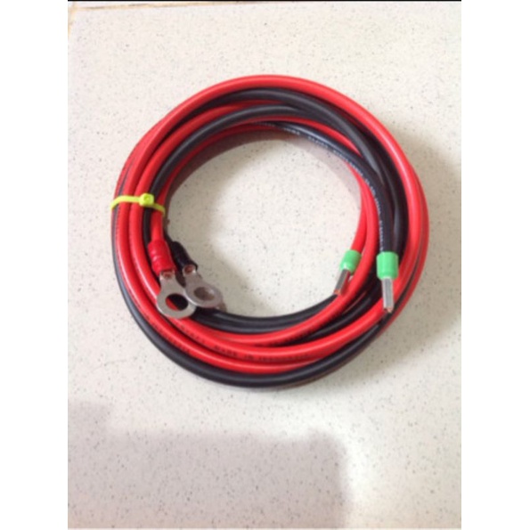 Kabel Aki Panel Surya 6mm2, Panjang 2 meter