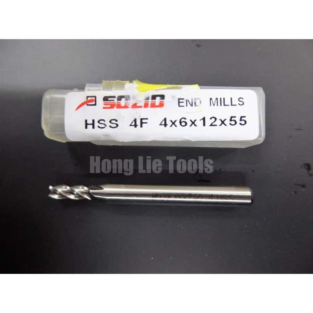 Endmill Solid 4mm