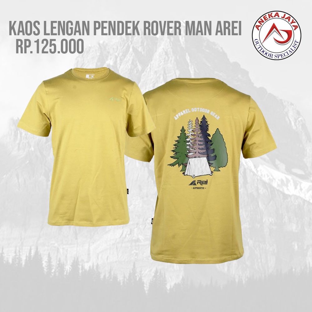 BAJU KAOS LENGAN PENDEK AREI ROVER MAN REI