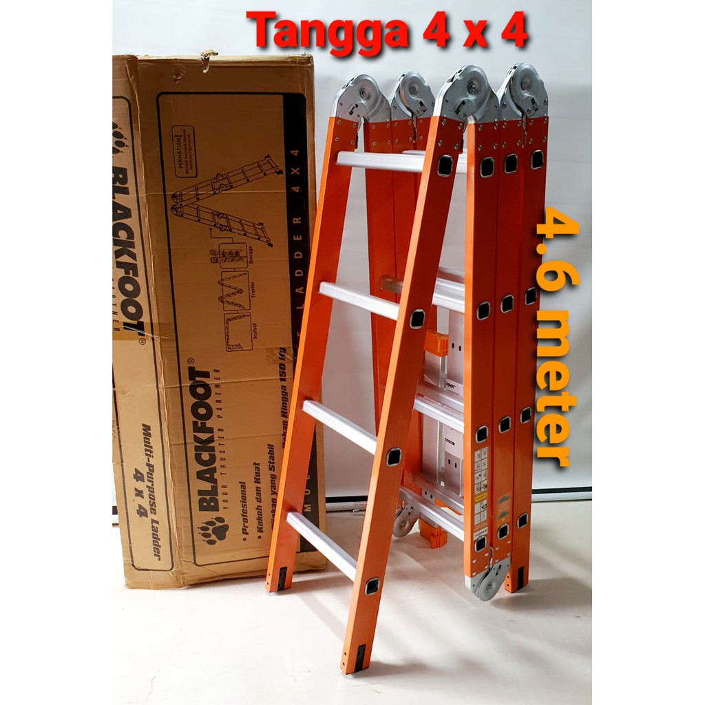 Tangga Lipat Multi Fungsi 4 X 4 (4,6M) Blackfoot