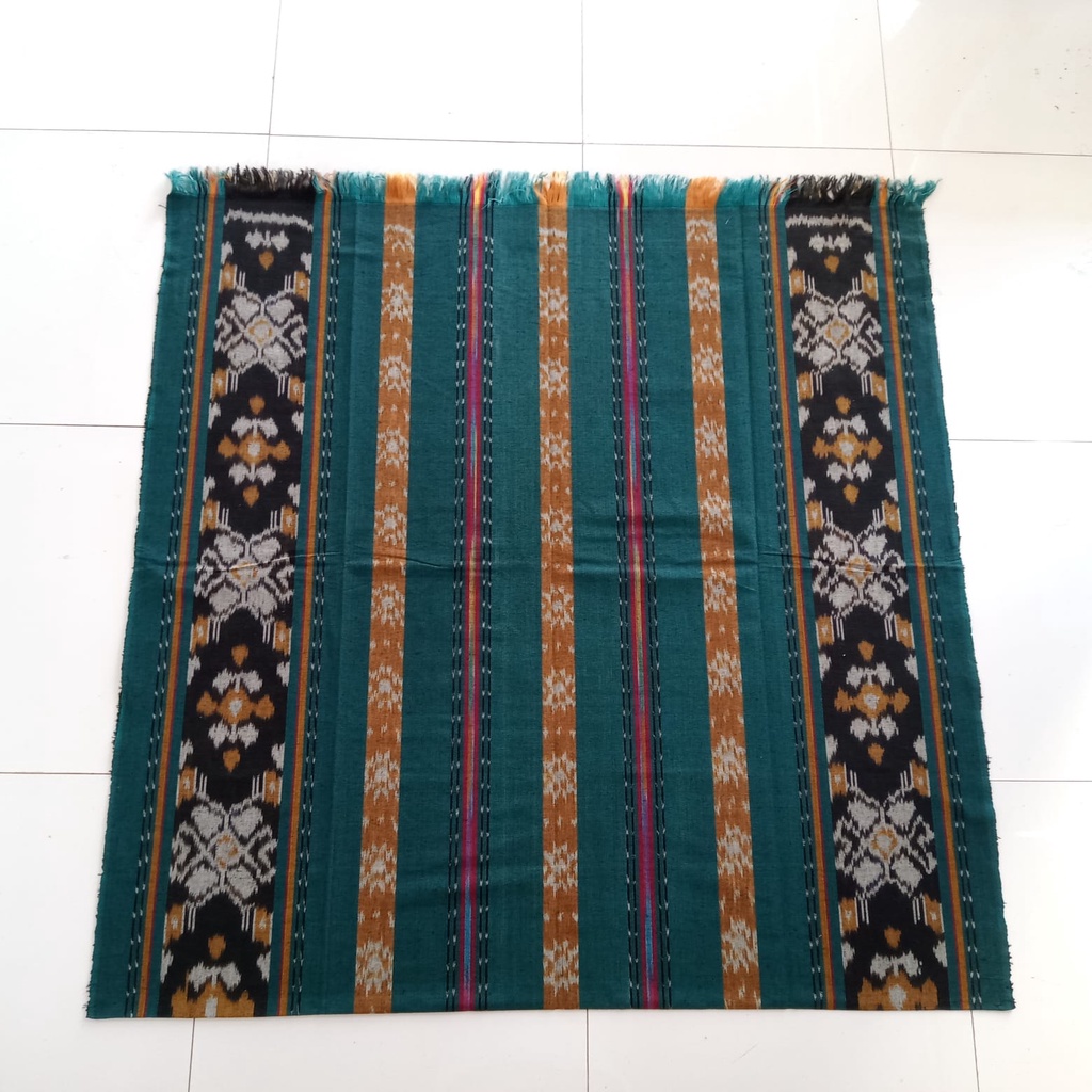 Tenun blanket warna hijau toska 02 murah
