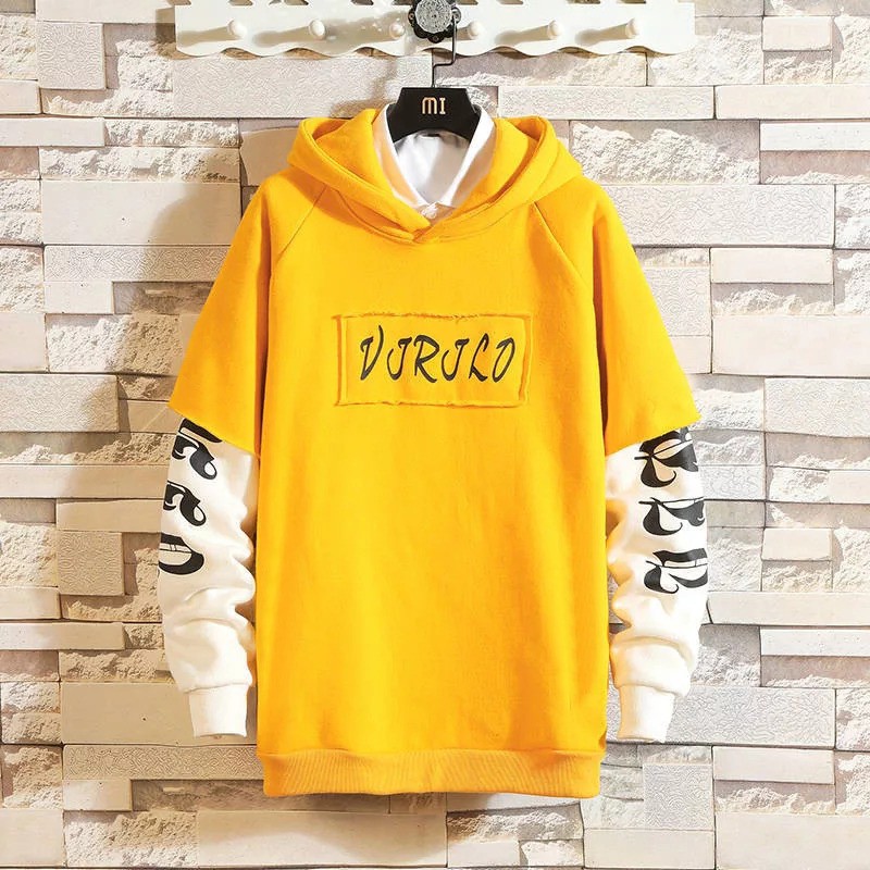 VIGOOO (1KG BISA 4 PCS) SWEATER PRIA LENGAN PANJANG VURULO / HOODIE PRIA LENGAN PANJANG BAHAN FLEECE