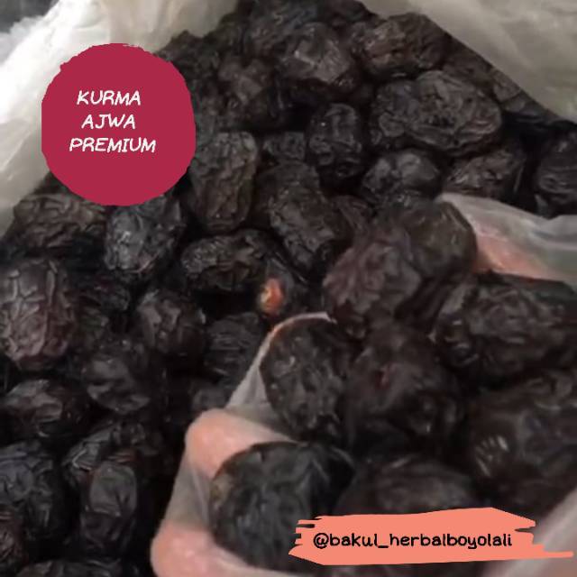 

Kurma Ajwa Premium 1 kg Kurma Nabi