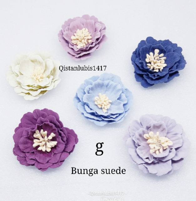 Macam2 bunga suede