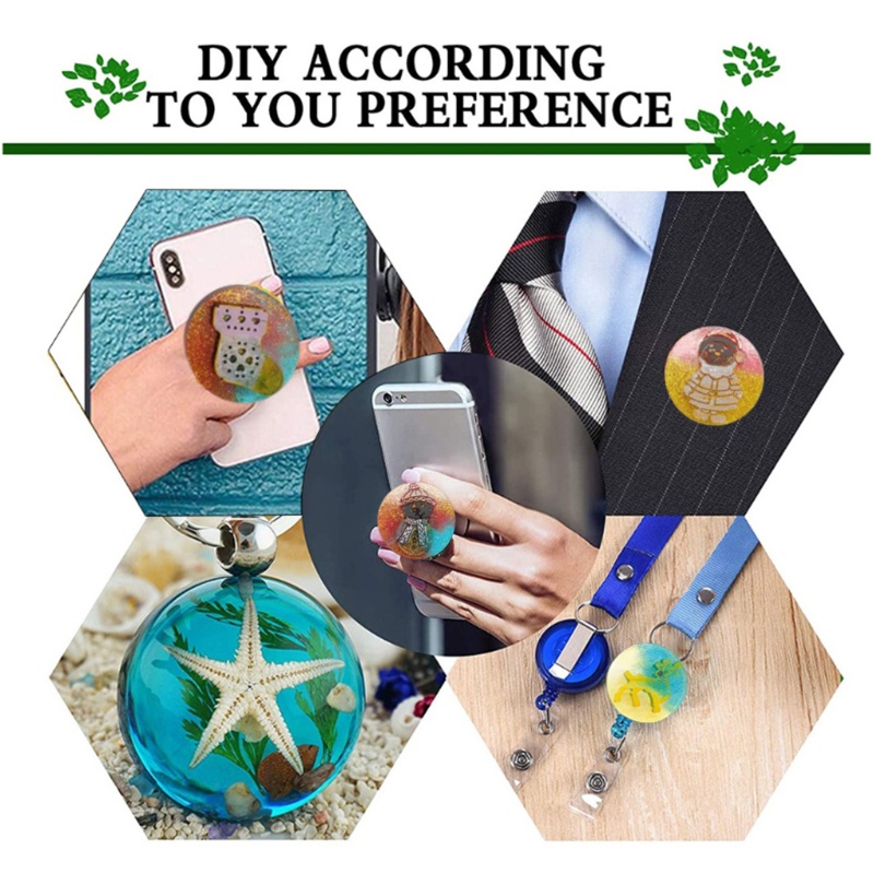 SiyCetakan Resin Diy Bahan Silikon Untuk Rumah / Kantor / Tablet / Komputer