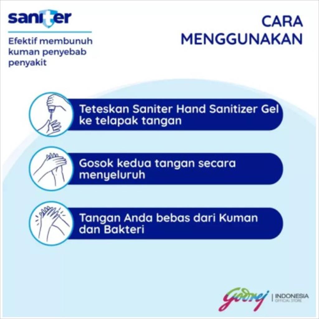 Saniter Pump Gel Instant Hand Sanitizer 230 ML - 230ML