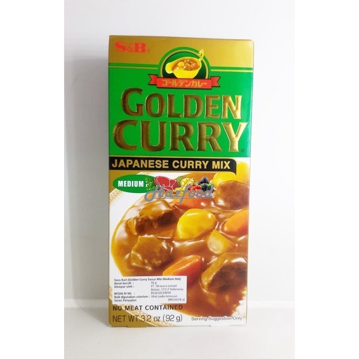 

S&B Golden Curry Medium Hot 92 gr | Japanese Curry